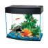 AA-Aquarium Аквариум BasicP 14 л, панорамный черный, 340*192*310 мм