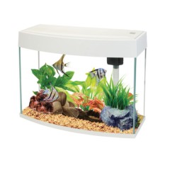 AA-Aquarium Аквариум BasicP 20 л, панорамный белый, 440х190х360 мм