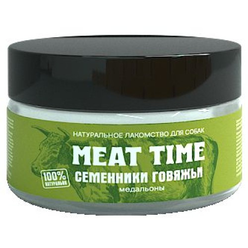 Meat Time Семенники говяжьи Медальоны, 40 гр