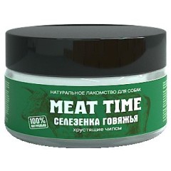 Meat Time Селезёнка говяжья Хрустящие чипсы, 40 гр