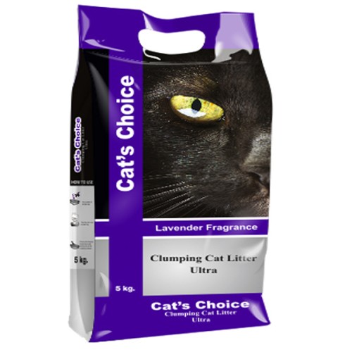 Indian Cat Litter Аромат №4 Лаванда наполнитель бентонит 5 кг