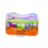 Imac клетка д/грызунов FANTASY+2 секции KIT, прозрачн.оранжевый, 58х38х38,5 см