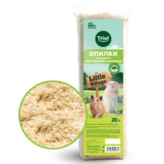 Triol Опилки для грызунов и кроликов "Стандарт", 20л, серия LITTLE VILLAGE