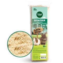Triol Опилки для грызунов и кроликов "Классика", 20л, серия LITTLE VILLAGE