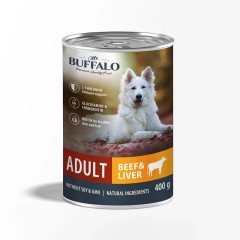 Mr.Buffalo кон. ADULT говядина и печень для собак, 400 гр