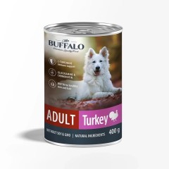 Mr.Buffalo кон. ADULT индейка для собак, 400 гр
