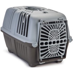 Beeztees 715321 Переноска Pratiko серая 48*31*33см