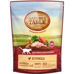 Nature's Table сух.д/кошек Курица, 650 гр