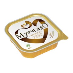 Мурчелло Фрикасе с индейкой, уткой и горошком в белом соусе для кошек, 100 гр
