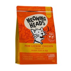 Meowing Heads для Взрослых кошек с Курицей и рисом Куриное наслаждение, 8 кг