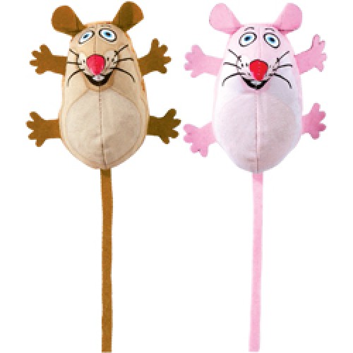 Fat Cat Игрушка д/кошек- Мышка, мягкая,, Eeeks Cat Toy (650124)