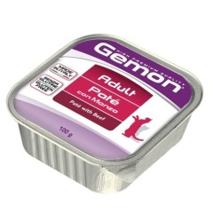 Gemon Cat консервы для кошек паштет говядина 100 г