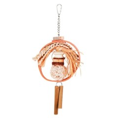 Fauna Интернешнл игрушка для птиц кольцо с плетёным мячом