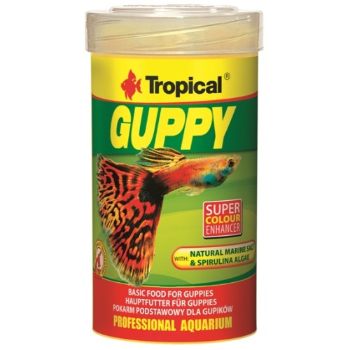 Tropical 770535/85927 корм для гуппи (хлопья) Guppy 100 мл/20 гр