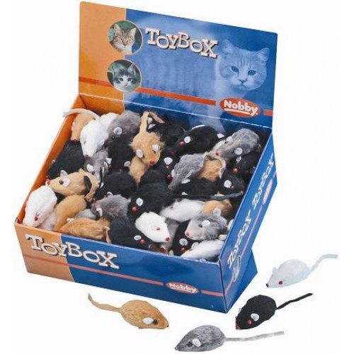 Nobby Игрушка набор для кошек Мышка меховая 5см 80110