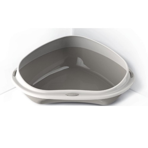 Georplast SHUTTLE CORNER 58 см х 48 см х 20.5 см туалет для кошек угловой с бортом