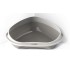 Georplast SHUTTLE CORNER 58 см х 48 см х 20.5 см туалет для кошек угловой с бортом