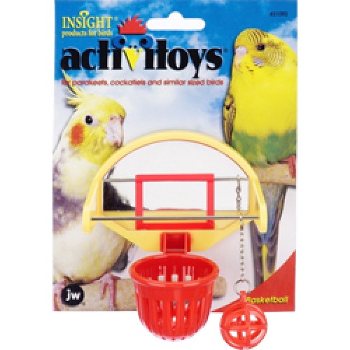 JW Игрушка д/птиц - Птичий баскетбол, пластик Activitoys Birdie Basketball (31092)