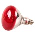 Лампа инфракрасная 150 Bт JK Lighting, E27 R125, закаленное стекло, красная