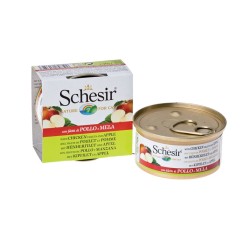 Schesir кон.д/кошек Цыпленок/Яблоко 75гр
