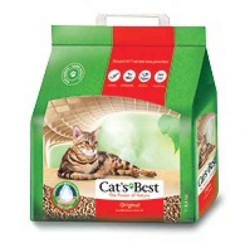 Наполнитель Cat's Best Original 40л*17,2кг Древесный комкующийся