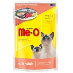 Ме-О Adult пауч д/кошек №8 Тунец и белая рыба в желе 80г 86802