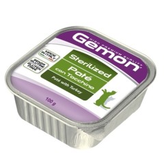 Gemon Cat Sterilised консервы для стерилизованных кошек паштет индейка 100 г