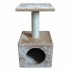 Pet Choice Когтеточка-домик 30х30х57, бежевый