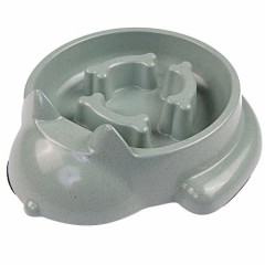 Bobo Миска для медленного кормления, 26.9x23.2x7.2см, 400 мл, зеленый