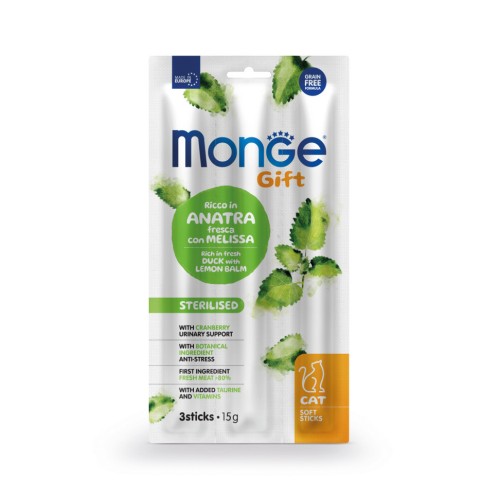 Monge Gift Sterilised лакомство для стерилизованных кошек 