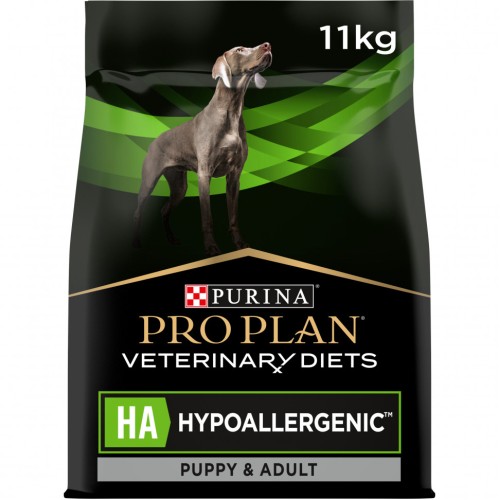 Purina PVD / HA Hypoallergenic сухой корм для собак диетический для снижения пищевой непереносимости ингредиентов и питательных веществ, 11 кг