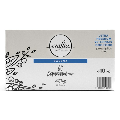 CRAFTIA GALENA ветеринарная диета DOG GASTROINTESTINAL CARE Гастроинтестинал для собак при заболеваниях ЖКТ 10 кг