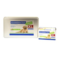 Каниквантел ПЛЮС XL антигельминтик д/собак и кошек со вкусом мяса 60 таб