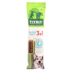 TitBit DENTAL для собак крупных пород с мятой, 95 гр