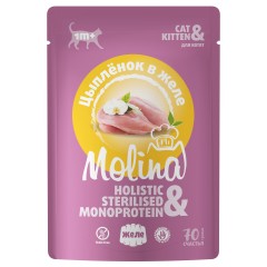 Molina Пауч для котят Цыпленок в желе, 70 гр