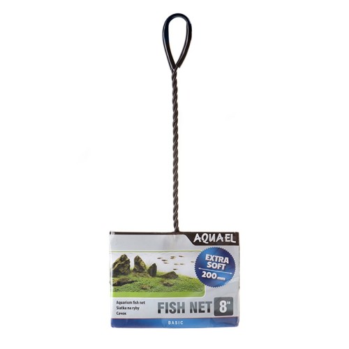 Aquael Сачок для рыбы FISH NET 8" / 20 см, Черный