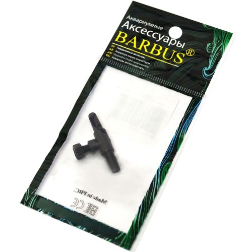 Barbus Краник ЛЮКС для трубки Ф-4 мм ПЭТ-банка, 200 шт (Accessory 215)