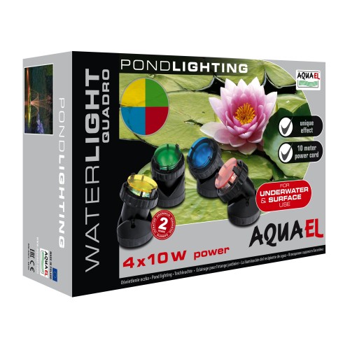 Aquael Комплект светильников WATERLIGHT QUADRO (4 х 10 Вт)