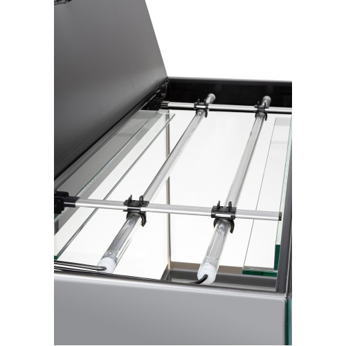 Aquael Аквариум Glossy 100 D&N Серый / 215л прямой из стекла "триплекс" 100х40х63 см