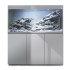 Aquael Аквариум Glossy 120 / 260 л, прямой, серый