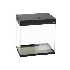 Aquael Аквариум OPTI SET 130 2.0 с освещением, прямой, чёрный, 130 л