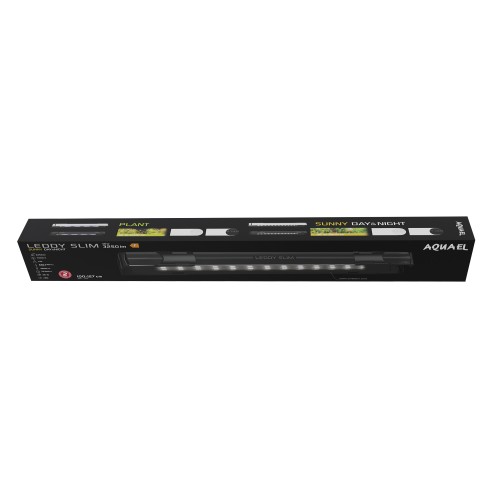 Aquael Светильник LEDDY SLIM SUNNY 36Вт 2.0 DAY&NIGHT Черный (100-127см)