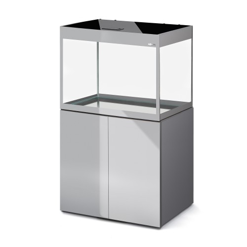 Aquael Аквариум Glossy 80 D&N / 125 л, прямой из стекла "триплекс", серый