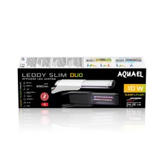 Aquael Светильник LEDDY SLIM DUO Sunny & Plant DAY&NIGHT 10 Вт (24-32 см / 6500 & 8000 K) Черный