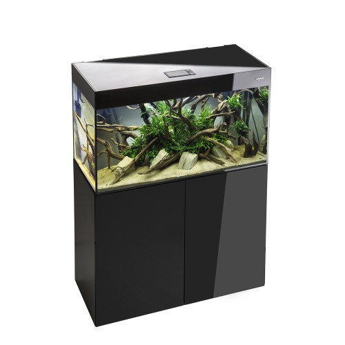 Aquael Аквариум Glossy 100 D&N Черный / 215л прямой из стекла "триплекс" 100х40х63см