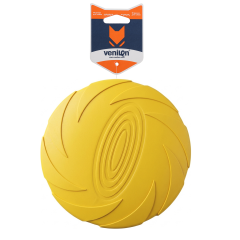 Venilen Игрушка для собак из каучука Диск Фрисби желтый, 15 см