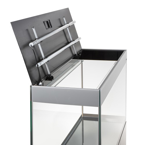 Aquael Аквариум Glossy 80 D&N / 125 л, прямой из стекла "триплекс", серый