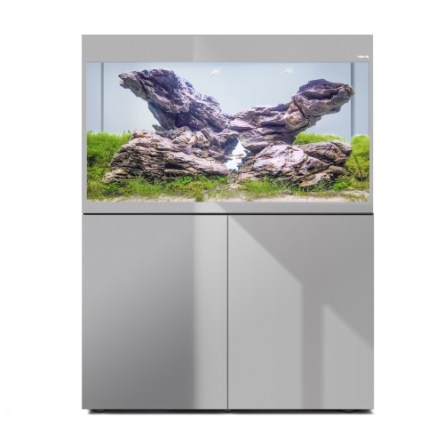 Aquael Аквариум Glossy 100 D&N Серый / 215л прямой из стекла "триплекс" 100х40х63 см
