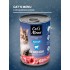 Cat`s Menu консервы для взрослых кошек с ягненком кусочки в соусе профилактика МКБ, 340 гр