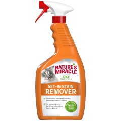 Nature's Miracle спрей Cat Oxy Formula Set-in Stain Remover кислородный уничтожитель пятен и запахов для кошек, 709 мл,